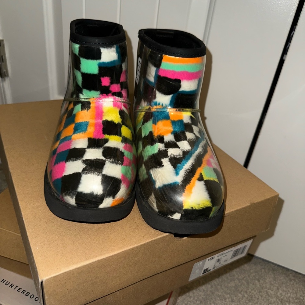 UGG Multicolor Kids Rain Boots